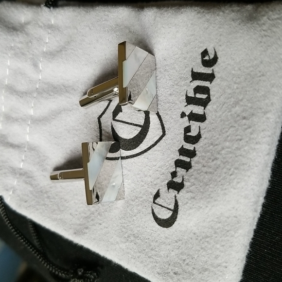 Mother of Pearl Cuff Links - Picture 8 of 8